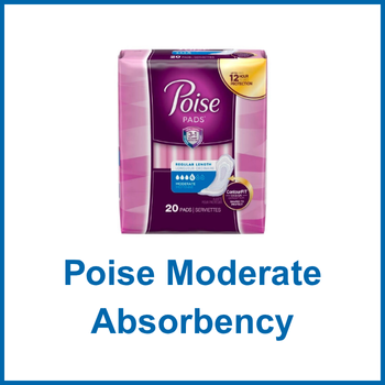 Poise® Moderate Absorbency