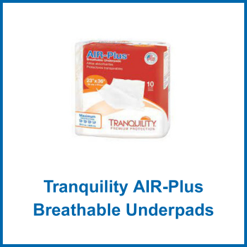 Tranquility AIR-Plus Breathable Underpads
