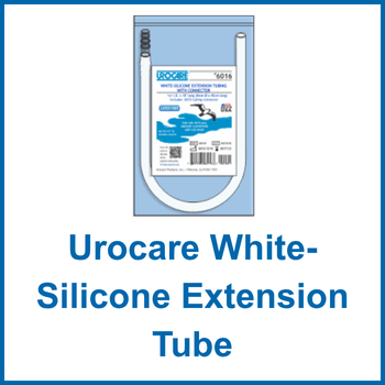Urocare White-Silicone Extension Tube