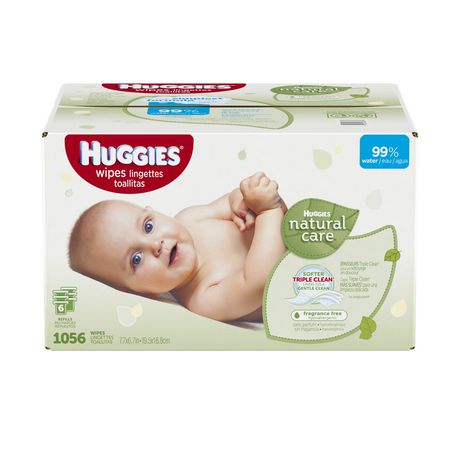 Huggies Natural Care Fragrance Free Baby Wipes