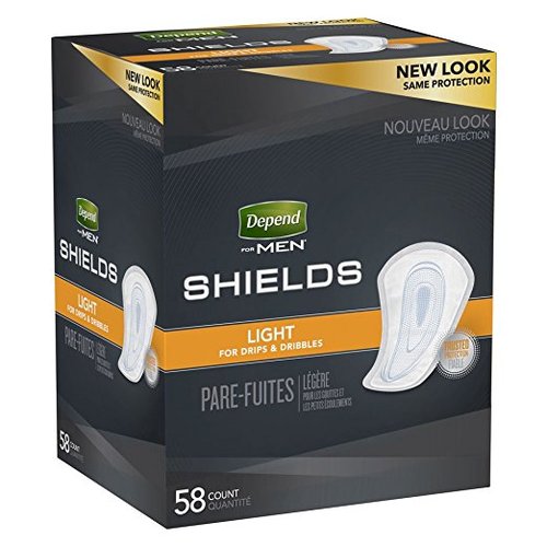 Depend Shields for Men Light Absorbency Guards