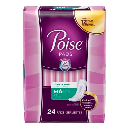 Poise® Long Length Light Absorbency