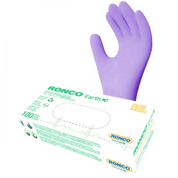 RONCO Earth Biodegradable Nitrile Examination Glove (3 mil)