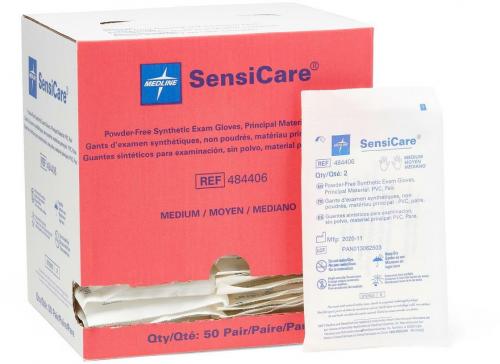SensiCare Sterile Powder-Free Stretch Vinyl Exam Gloves