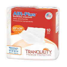 Tranquility AIR-Plus Breathable Underpads
